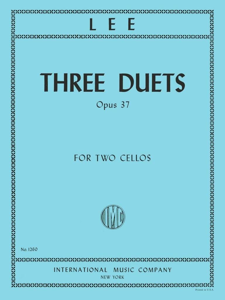 Three Duets Opus 37 Schmidt